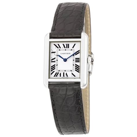 cartier rectangle watch|cartier black watch.